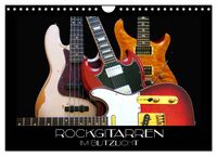 Rockgitarren im Blitzlicht (Wandkalender 2027 DIN A4 quer), CALVENDO Monatskalender