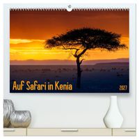 Auf Safari in Kenia 2027 (hochwertiger Premium Wandkalender 2027 DIN A2 quer), Kunstdruck in Hochglanz