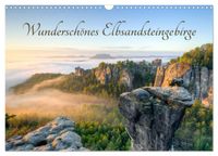 Wunderschönes Elbsandsteingebirge (Wandkalender 2027 DIN A3 quer), CALVENDO Monatskalender