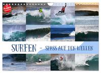 Surfen - Spaß auf den Wellen (Wandkalender 2027 DIN A4 quer), CALVENDO Monatskalender