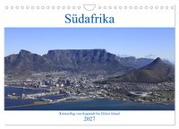 Südafrika - Küstenflug von Kapstadt bis Dyker Island (Wandkalender 2027 DIN A4 quer), CALVENDO Monatskalender