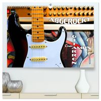 Gitarren und Amps - abgerockt (hochwertiger Premium Wandkalender 2027 DIN A2 quer), Kunstdruck in Hochglanz