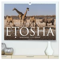 ETOSHA – Namibia Highlights (hochwertiger Premium Wandkalender 2027 DIN A2 quer), Kunstdruck in Hochglanz