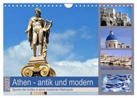 Athen - antik und modern (Wandkalender 2027 DIN A4 quer), CALVENDO Monatskalender