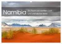 Namibia: Ein Traum von sanftem Licht und unendlicher Weite (Wandkalender 2027 DIN A2 quer), CALVENDO Monatskalender