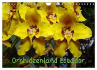 Orchideenland Ecuador (Wandkalender 2027 DIN A4 quer), CALVENDO Monatskalender