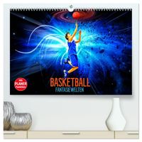 Basketball Fantasiewelten (hochwertiger Premium Wandkalender 2027 DIN A2 quer), Kunstdruck in Hochglanz