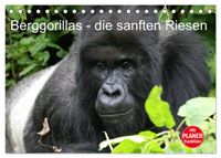 Berggorillas - die sanften Riesen (Tischkalender 2027 DIN A5 quer), CALVENDO Monatskalender