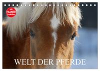 Welt der Pferde (Tischkalender 2027 DIN A5 quer), CALVENDO Monatskalender