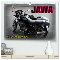 Motorrad-Legenden: JAWA (hochwertiger Premium Wandkalender 2027 DIN A2 quer), Kunstdruck in Hochglanz