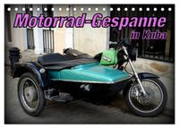 Motorrad-Gespanne in Kuba (Tischkalender 2027 DIN A5 quer), CALVENDO Monatskalender