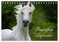 Traumpferd Lipizzaner (Tischkalender 2027 DIN A5 quer), CALVENDO Monatskalender