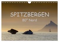 Spitzbergen 80° Nord (Wandkalender 2027 DIN A4 quer), CALVENDO Monatskalender