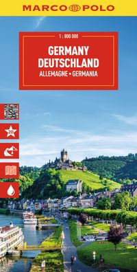 MARCO POLO Reisekarte Deutschland 1:800.000