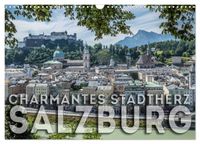 Charmantes Stadtherz SALZBURG (Wandkalender 2027 DIN A3 quer), CALVENDO Monatskalender
