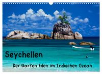 Seychellen - Der Garten Eden im Indischen Ozean (Wandkalender 2027 DIN A3 quer), CALVENDO Monatskalender