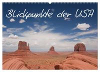 Blickpunkte der USA (Wandkalender 2027 DIN A2 quer), CALVENDO Monatskalender