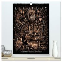 BLOODBOY/ HORROR ILLUSTRATION V1 (hochwertiger Premium Wandkalender 2027 DIN A2 hoch), Kunstdruck in Hochglanz