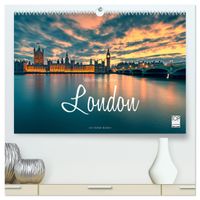 Weltmetropole London (hochwertiger Premium Wandkalender 2027 DIN A2 quer), Kunstdruck in Hochglanz