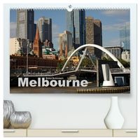 Melbourne (hochwertiger Premium Wandkalender 2027 DIN A2 quer), Kunstdruck in Hochglanz