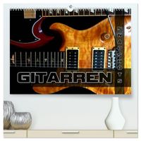 Gitarren Snapshots (hochwertiger Premium Wandkalender 2027 DIN A2 quer), Kunstdruck in Hochglanz