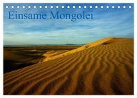 Einsame Mongolei (Tischkalender 2027 DIN A5 quer), CALVENDO Monatskalender