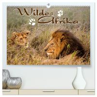 Wildes Afrika (hochwertiger Premium Wandkalender 2027 DIN A2 quer), Kunstdruck in Hochglanz