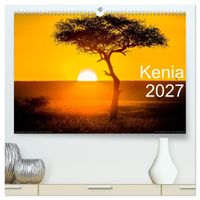 Kenia 2027 (hochwertiger Premium Wandkalender 2027 DIN A2 quer), Kunstdruck in Hochglanz