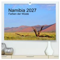 Namibia 2027 Farben der Wüste (hochwertiger Premium Wandkalender 2027 DIN A2 quer), Kunstdruck in Hochglanz