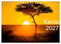 Kenia 2027 (Tischkalender 2027 DIN A5 quer), CALVENDO Monatskalender