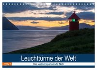 Leuchttürme der Welt (Wandkalender 2027 DIN A4 quer), CALVENDO Monatskalender