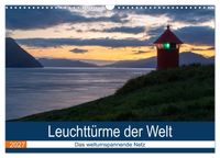 Leuchttürme der Welt (Wandkalender 2027 DIN A3 quer), CALVENDO Monatskalender