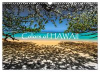 Colors of HAWAII (Wandkalender 2027 DIN A3 quer), CALVENDO Monatskalender