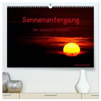Sonnenuntergang (hochwertiger Premium Wandkalender 2027 DIN A2 quer), Kunstdruck in Hochglanz