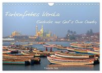 Farbenfrohes Kerala - Eindrücke aus God´s Own Country (Wandkalender 2027 DIN A4 quer), CALVENDO Monatskalender