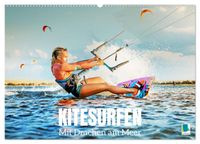 Kitesurfen: Mit Drachen am Meer (Wandkalender 2027 DIN A2 quer), CALVENDO Monatskalender