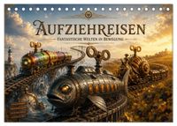 Aufziehreisen (Tischkalender 2027 DIN A5 quer), CALVENDO Monatskalender