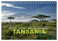 Erlebe mit mir die Landschaften Tansanias (Tischkalender 2027 DIN A5 quer), CALVENDO Monatskalender