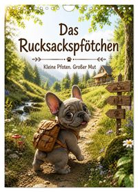 Das Rucksackpfötchen (Wandkalender 2027 DIN A4 hoch), CALVENDO Monatskalender