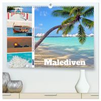 Malediven - die Sehnsucht nach dem Paradies (hochwertiger Premium Wandkalender 2027 DIN A2 quer), Kunstdruck in Hochglanz