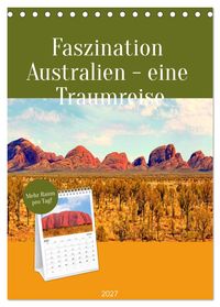 Faszination Australien - eine Traumreise (Tischkalender 2027 DIN A5 hoch), CALVENDO Monatskalender