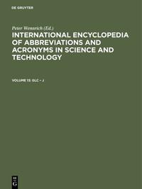 International Encyclopedia of Abbreviations and Acronyms in Science and Technology / Glc – J