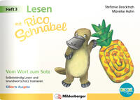Lesen mit Rico Schnabel, Heft 3: Vom Wort zum Satz – silbierte Ausgabe, für BOOKii®