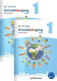 ABC der Tiere 1 Neubearbeitung – Schreiblehrgang Druckschrift, Teil A und B