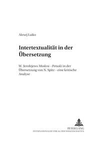 Intertextualitaet in der Uebersetzung