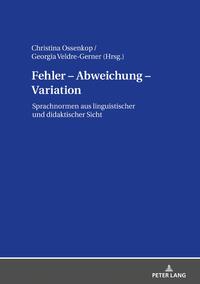Fehler – Abweichung – Variation