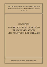 Tabellen zur Laplace-Transformation und Anleitung zum Gebrauch