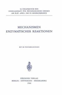Mechanismen Enzymatischer Reaktionen
