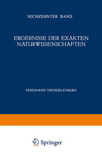 Ergebnisse der Exakten Naturwissenschaften