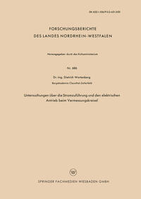 Untersuchungen über die Stromzuführung und den elektrischen Antrieb beim Vermessungskreisel